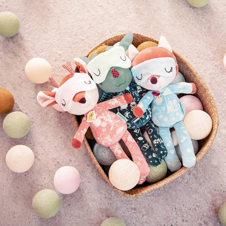 LILLIPUTIENS Przytulanka do spania z elementami fluorescencyjnymi Sarenka Stella 6m+