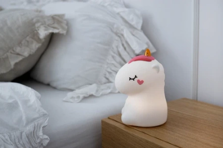 InnoGIO GioLittle Unicorn Silikonowa Lampka Nocna Jednorożec