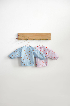 Lassig Zestaw śliniaków z długim rękawem 6m+ Happy Rascals Smile sky blue