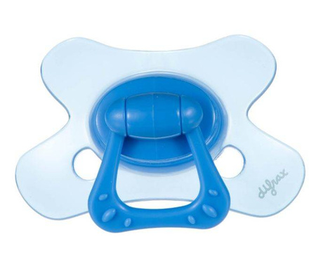 Difrax Smoczek Uspokajający Okrągły 6m+ Sky