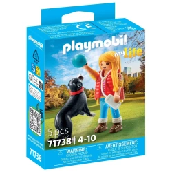 Playmobil my Life Dziewczynka z psem pasterskim 71738