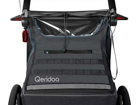 Qeridoo Kidgoo2 Przyczepka Rowerowa Navy Blue