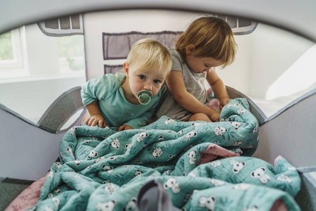 Espiro Dream Łóżeczko Dziecięce z Przewijakiem 108 Pink Smile