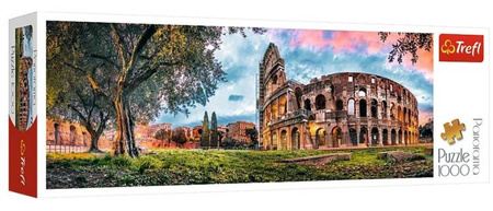 Trefl Koloseum o Poranku Panorama Puzzle 1000 Elementów