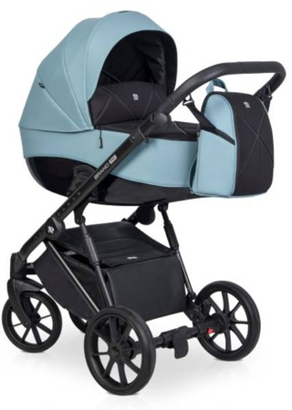 Riko Brano Pro Wózek Głęboko-Spacerowy 2w1 Crystal Blue