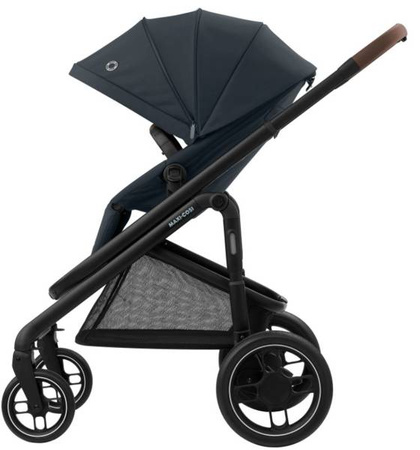 Maxi-Cosi Plaza + Wózek Głęboko-Spacerowy 2w1 Essential Graphite