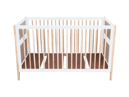 Theo Bebe Oceania Wielofunkcyjne Łóżeczko Ratanowe 70x140cm Neige