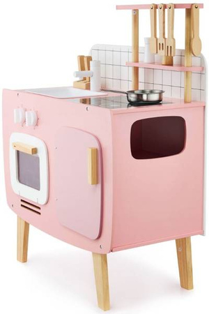 HyperMotion Drewniana Kuchnia Dla Dzieci + Akcesoria