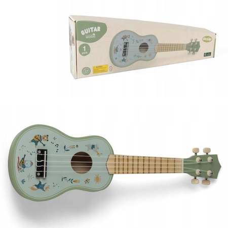 Dantoy Drewniana gitara dla dzieci