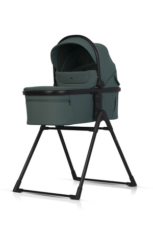 Easy Go Duoflex Wózek Głęboko-Spacerowy Bliźniaczy Rok po Roku Sage Green 2 Siedziska 1 Gondola