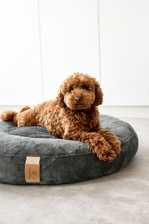 Palopa Donut Okrągłe Legowisko dla Psa Fippa Anthracite S