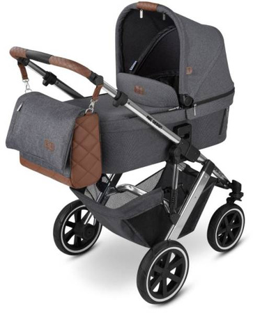 ABC Design Salsa 4 Air Wózek Głęboko-spacerowy 2w1 + akcesoria 2023 Asphalt
