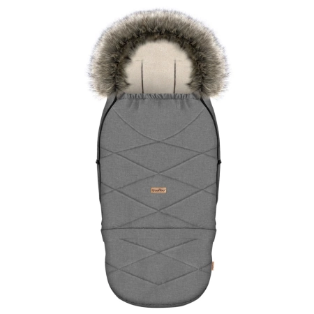 Zaffiro Regulowany Śpiwór z Torbą GrowUP Scandi 0-36m Light Grey