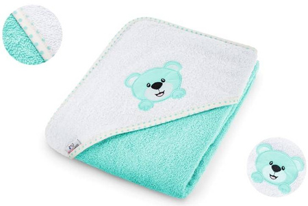 Bocioland Okrycie Kąpielowe MIś 100x100 cm Aqua BOC0223
