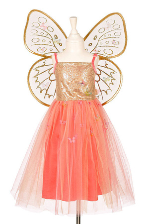 Souza! Kostium sukienka i skrzydła motyla wróżka Joanna 3-4 lata