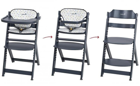Safety 1st Timba Krzesełko do Karmienia + Wkładka Grey Patches