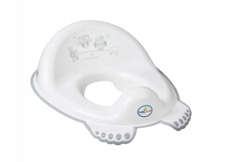 Tega Sowa Nakładka Sedesowa Antypoślizgowa Biała