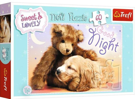 Trefl Puzzle 60 Elementów Sweet&Lovely Słodkich Snów
