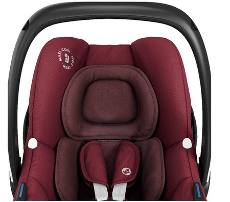 Maxi Cosi Tinca i-Size Fotelik Samochodowy 0-13 kg + FamilyFix2 Baza Do Fotelików Samochodowych Essential Red