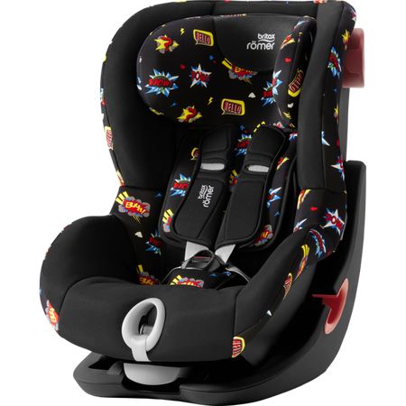 Britax Romer King II Fotelik Samochodowy 9-18 kg Comic Fun - Czarna Skorupa