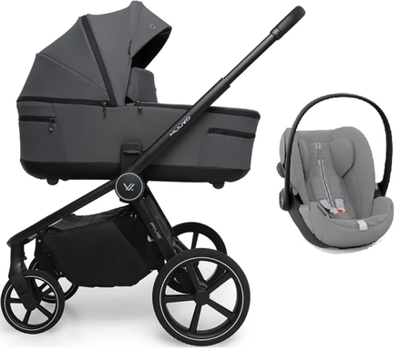 Muuvo Five Wózek Głęboko-Spacerowy + Cybex Cloud G I - Size Fotelik Samochodowy