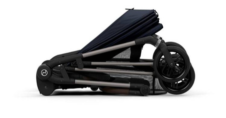 Cybex Melio New Wózek Spacerowy Rama Taupe Ocean Blue