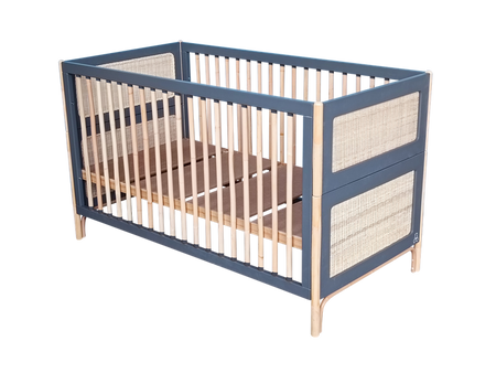 Theo Bebe Oceania Wielofunkcyjne Łóżeczko Ratanowe 70x140cm Silex