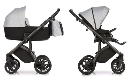 Roan Bass Next Wózek Głęboko-Spacerowy 2w1 Chrome Shade