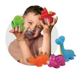 Training2s Klocki Popboblocs Dinozaur Pomarańczowy