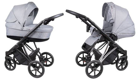 Coletto Craft Wózek Głęboko-Spacerowy 2w1 C-05 Czarna Rama