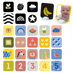 Taf Toys Ilustrowane Karty Savannah z Lusterkiem