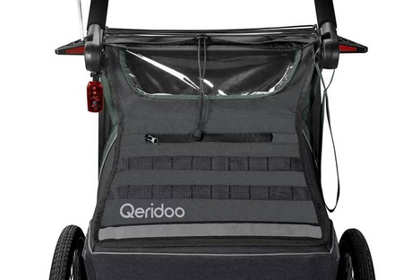 Qeridoo Kidgoo2 Przyczepka Rowerowa Ivy Green