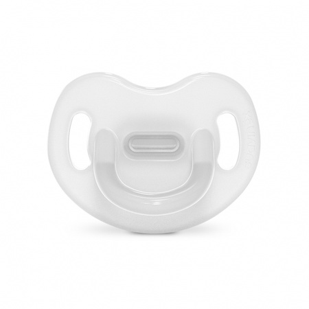 Suavinex SX Pro All Silicone Smoczek Silikonowy Anatomiczny 0-6m Colour Essence Transparentny