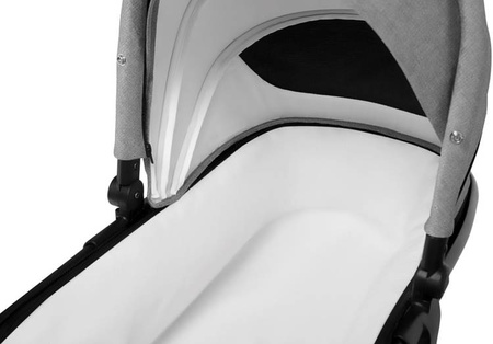 Lionelo Mika Wózek Głęboko-Spacerowy + Fotelik Samochodowy 0-13 kg 3w1 Grey Stone