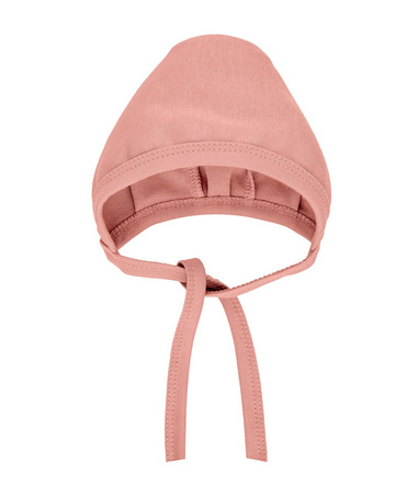 Poofi Czapka Wiązana Rozmiar 56 0-2m Herbaciana Róża