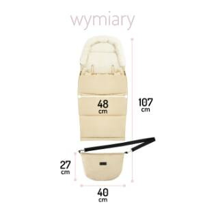 MoMi Śpiworek do Wózka 2w1 Żółty