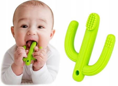 GiliGums Szczoteczka Gryzak Kaktus 3m+