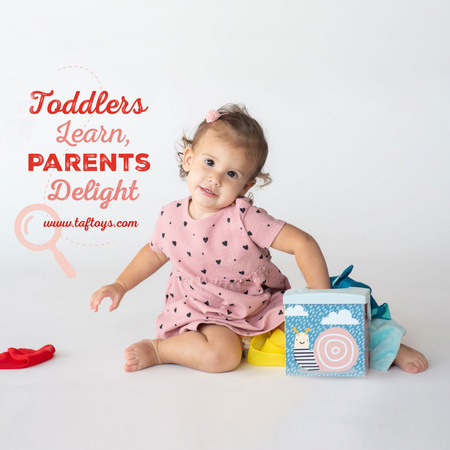 Taf Toys Sensoryczne Pudełko na Chusteczki Zabawa i Rozwój