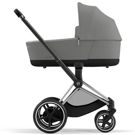 Cybex e-Priam 4.0 Rama ze Stelażem Siedziska + Gondola Wózek Głęboki Soho Grey