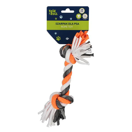 Trik&Roll Zabawka dla Psa Szarpak 28 cm Pomarańczowy