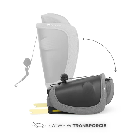Kinderkraft FIX2GO Fotelik Samochodowy 9-36 kg Szary