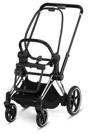 Cybex e-Priam 3.0 Rama w Zestawie ze Stelażem Siedziska Chrome + Czarny