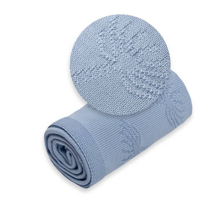 Yoonco Koc Bambusowy 80x100 Dmuchawce Niebieski