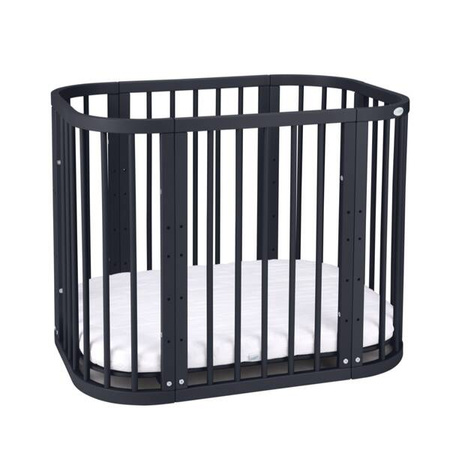 Waldin Łóżeczko 5w1 z Kołyską Grafitowy