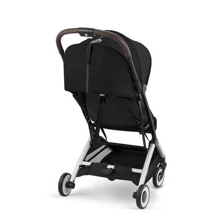 Cybex Orfeo Wózek Spacerowy Rama Srebrna Moon Black + Pałąk