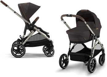 Cybex Gazelle S Wózek Głęboko-Spacerowy Rok Po Roku Chocolate Brown