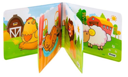 Bocioland Miękka Książeczka Edukacyjna z Piszczkiem Krówka BL010