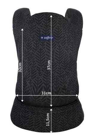 Zaffiro City Nosidło Ergonomiczne Grey Leaves