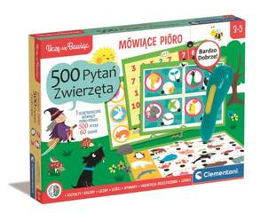 Clementoni Mówiące Pióro 500 Pytań - Zwierzęta