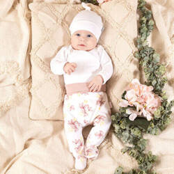 Nicol Półśpioch Bawełniany Kwiatowy Rozmiar 68